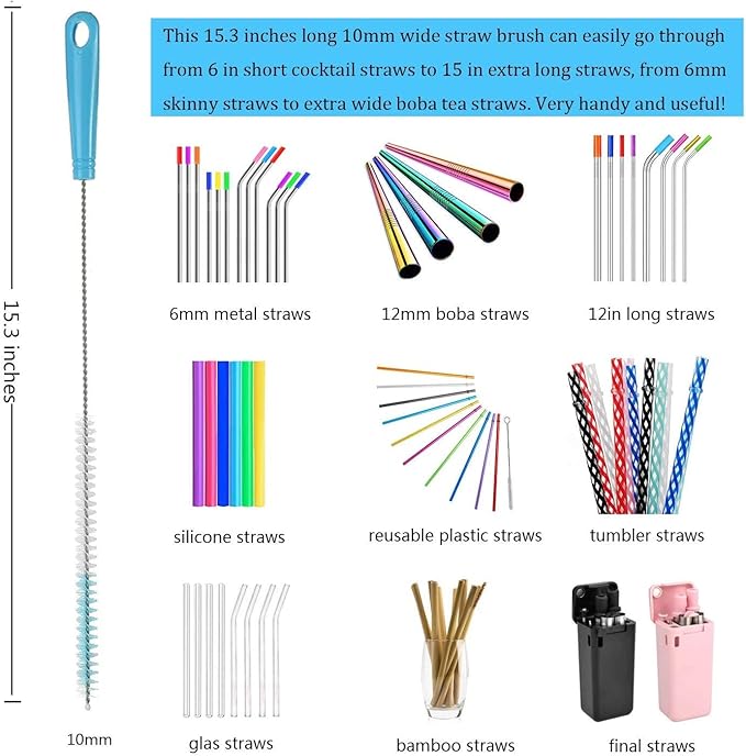 ALINK 8-Pack Bottle Cleaning Brush Set - Image 4