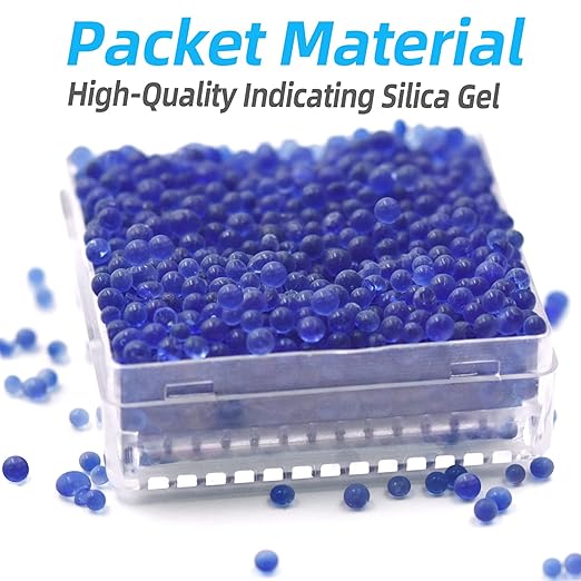 Silica Gel Canister, 45 Gram 8 Packs Hard Plastic Silica Gel Desiccant Canister - Image 8