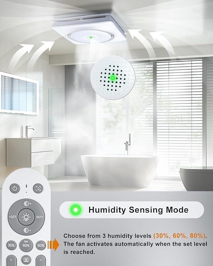 GROWNEER Powerful Oversize Bathroom Exhaust Fan - Image 2