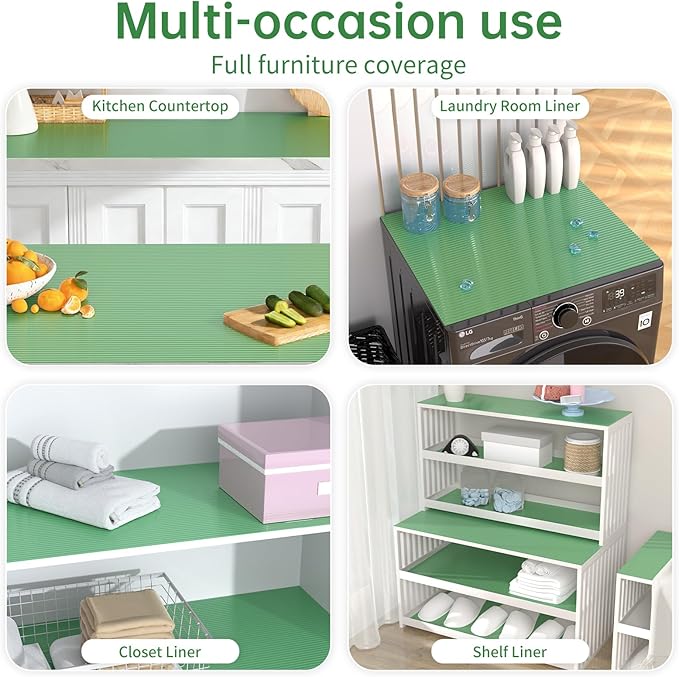 Shelf and Drawer Liner for Kitchen Cabinet, Non-Adhesive 24in x 240in - Image 7