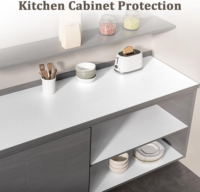 Shelf Liner for Kitchen Cabinets 24" x 360" Non-Adhesive Non-Slip Drawer Liners - Image 7