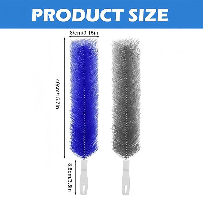 Bendable Microfiber Head, New Fan Cleaner Brush Reusable Dust Remover Washable - Image 7