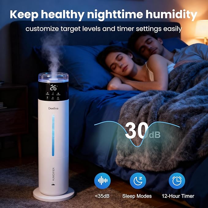 Large Humidifier for Bedroom, 8L/2.1Gal Ultrasonic Cool Mist, Remote control - Image 6