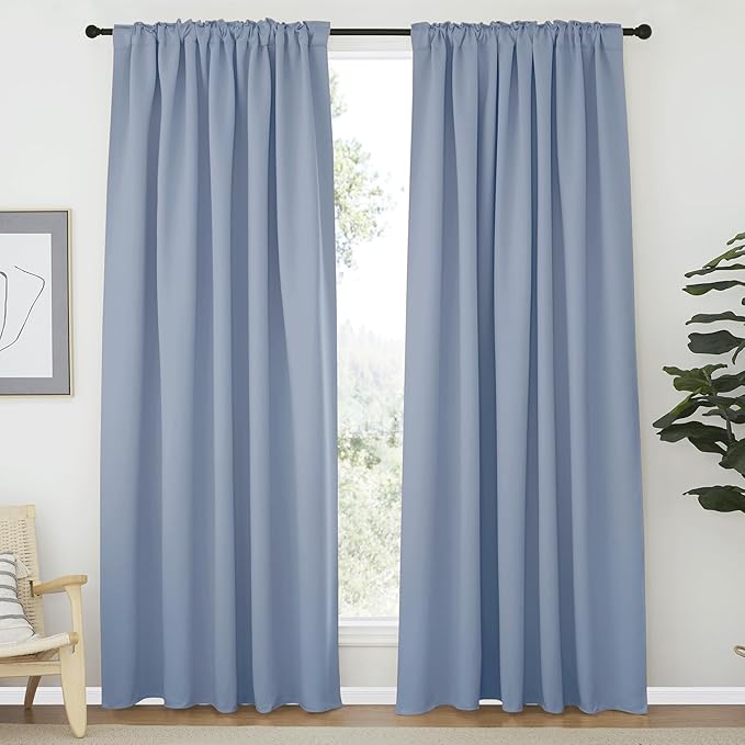 NICETOWN Living Room Blackout Draperies Curtains - Image 2