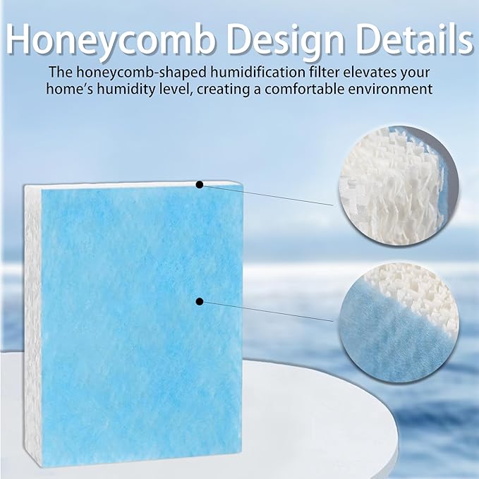 4 Pack HFT600 Humidifier Wick Filter T | Compatible - Image 4