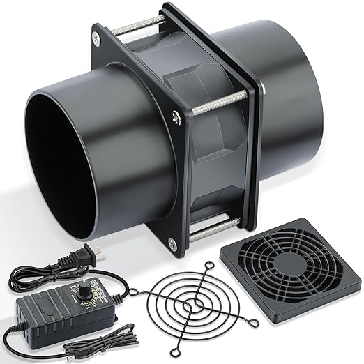 Wathai 80mm Small 12V DC Axial Exhaust Fan - Image 6