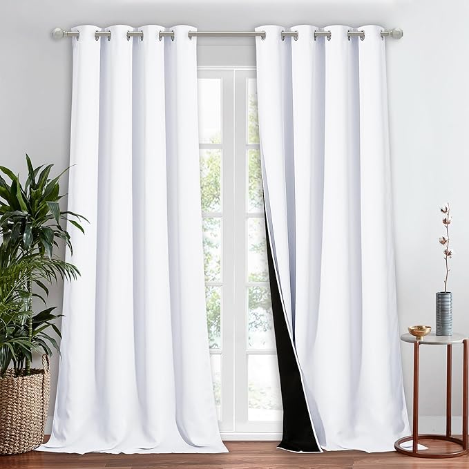 NICETOWN Full Shading Curtain for Windows, 1 Panel, 52 inches W x 90 inches L by NICETOWN