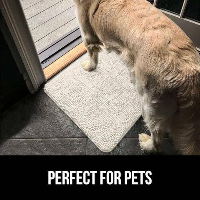 GORILLA GRIP SOAKSTOPPER Dog Door Mat, 30x20 Machine Washable Rug Absorbent - Image 7