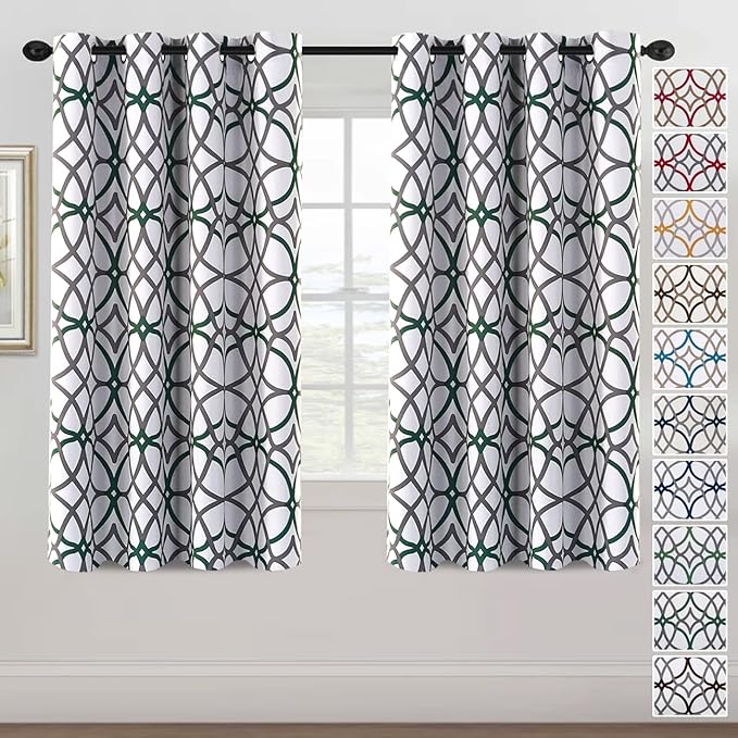 H.VERSAILTEX Blackout Curtains 63 inch Length 2 Panels Set Thermal Curtains & by HVERSAILTEX