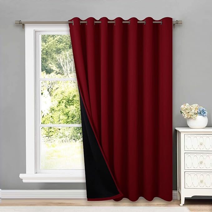NICETOWN Thermal Insulated 100% Blackout Drape, Noise Reducing Performance by NICETOWN