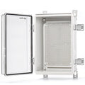 QILIPSU Outdoor WiFi Enclosure, 11.4"x7.5"x5.5" Waterproof Electrical Junction by QILIPSU