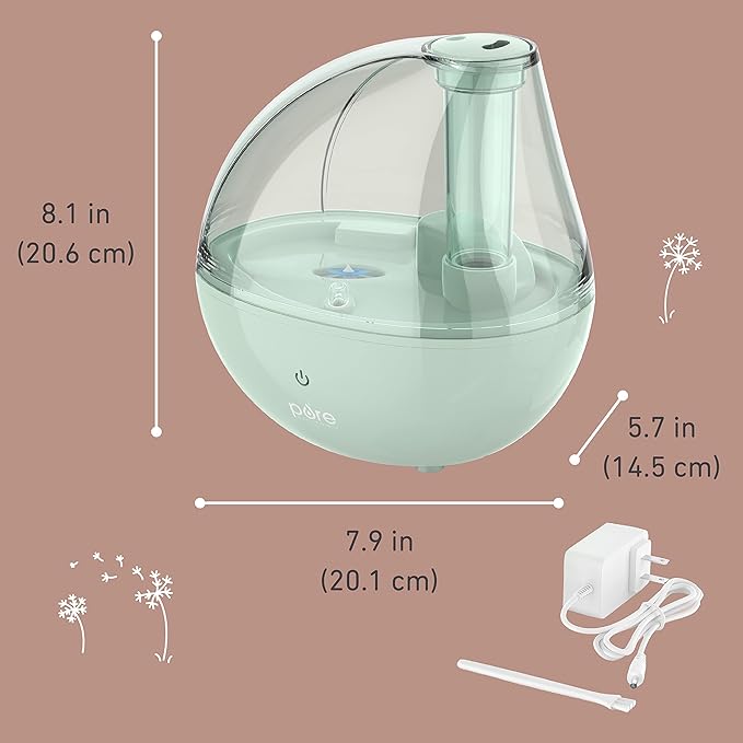 Pure Enrichment PureBaby Ultrasonic Cool Mist Humidifier & Soft Glow Night Light - Image 6