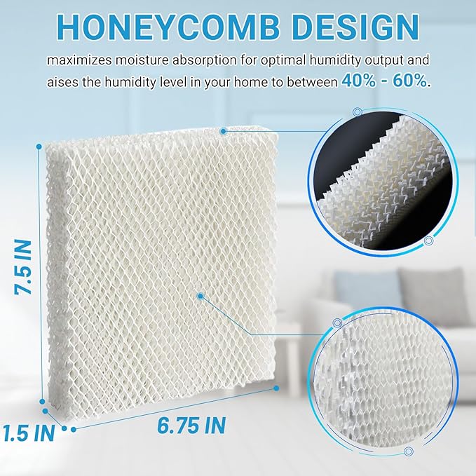 Lemige 4 Pack Humidifier Wicking HFT600 Filters T Compatible - Image 5