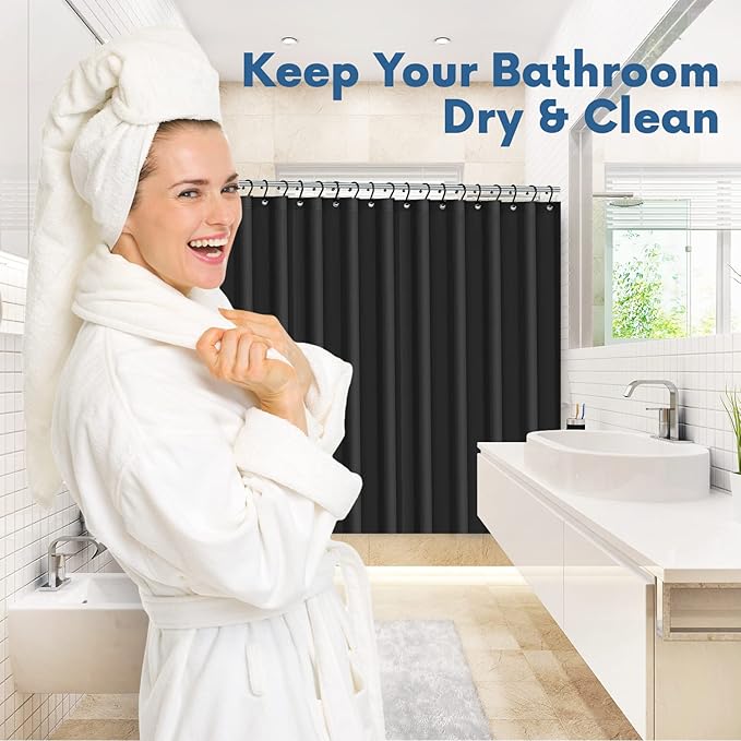 Premium Shower Curtain Liner, 6G PEVA Shower Curtain - Image 7