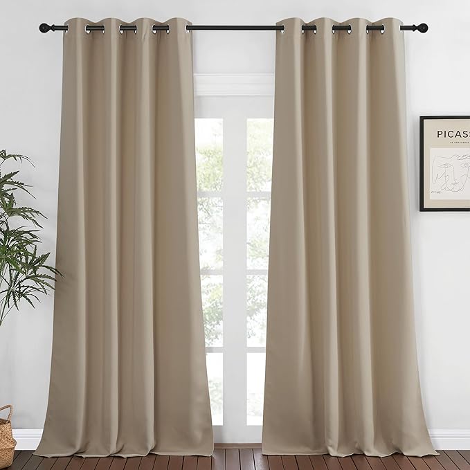 NICETOWN Blackout Curtains 120 inch Length by NICETOWN