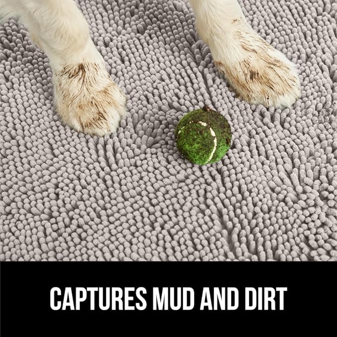 GORILLA GRIP SOAKSTOPPER Dog Door Mat, 36x24 Machine Washable Rug Absorbent - Image 3