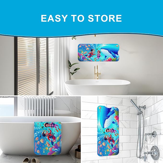 XIYUNTE Baby Bath Mat for Tub Non Slip Kids Bath Mat - Image 8