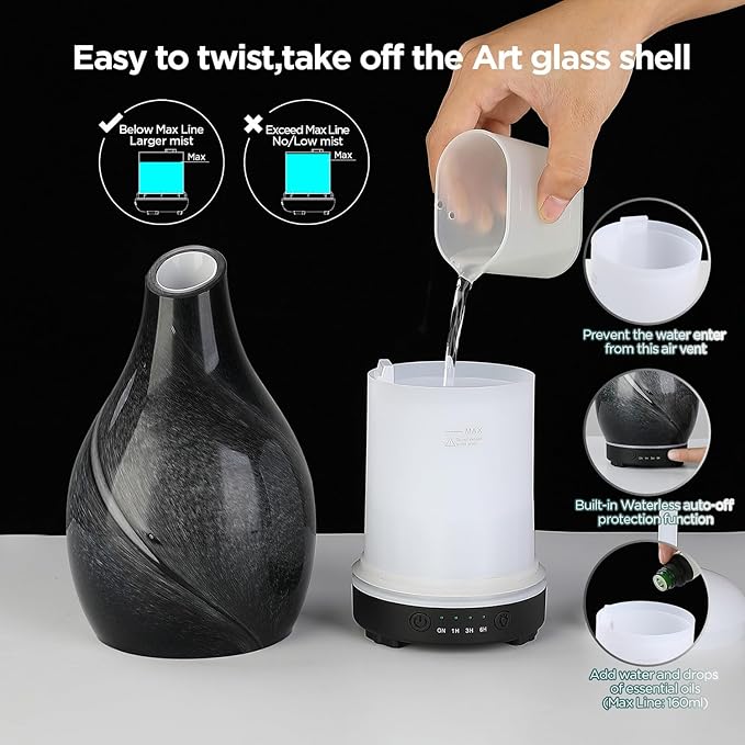 Star River Aromatherapy Diffuser - 160ml Ultrasonic Essential Oil Diffuser - Image 5