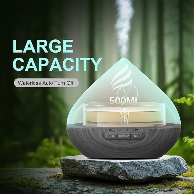 Essential Oil Scent Diffuser: 500ML Aroma Diffuser - Image 3