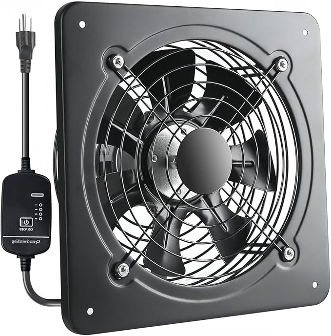 12 Inch Wall Window Exhaust Fan Wall Mounted Ventilation 720 CFM Basement by yeler