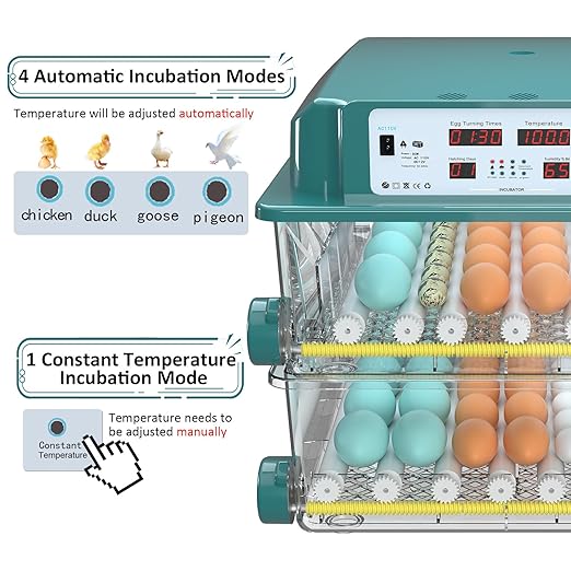 Incubators for Hatching Eggs 120, Chicken Egg Incubator - Image 2