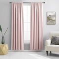 DONREN Baby Pink Room Darkening Nursery Curtains by DONREN