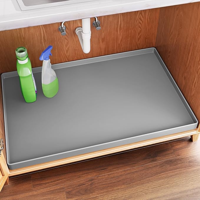 FLATO Waterproof Under Sink Mat 22" x 22" Shelf Liner by Unknown