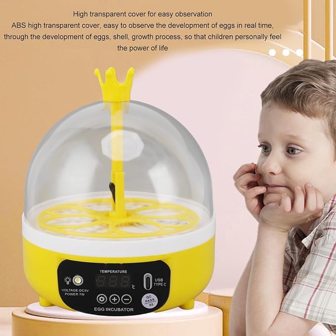 7W Egg Incubator, 4 Egg Poultry Incubator - Image 4