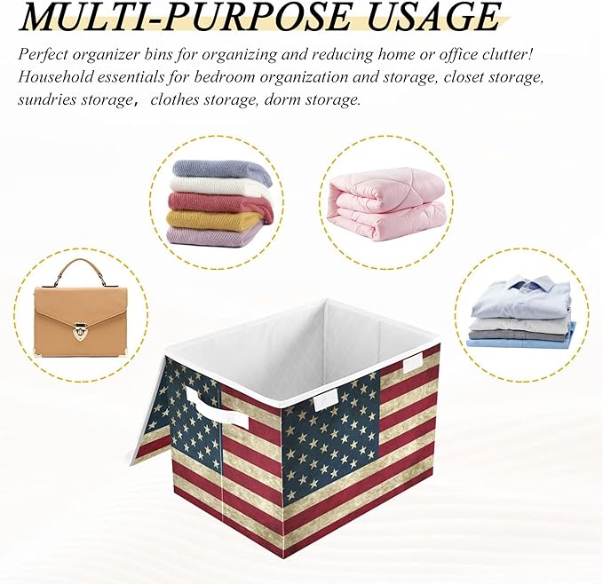 xigua American Flag Storage Bins - Image 7