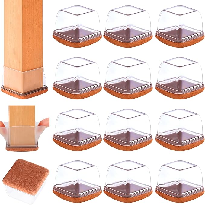 16PCS Extra Large Chair Leg Floor Protectors, Felt Furniture Pads by GAGUIUP