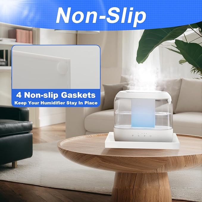 Acrylic Humidifiers Tray for Dreo Humidifier HM311 4L Tank, Leak-Proof Tray for - Image 6