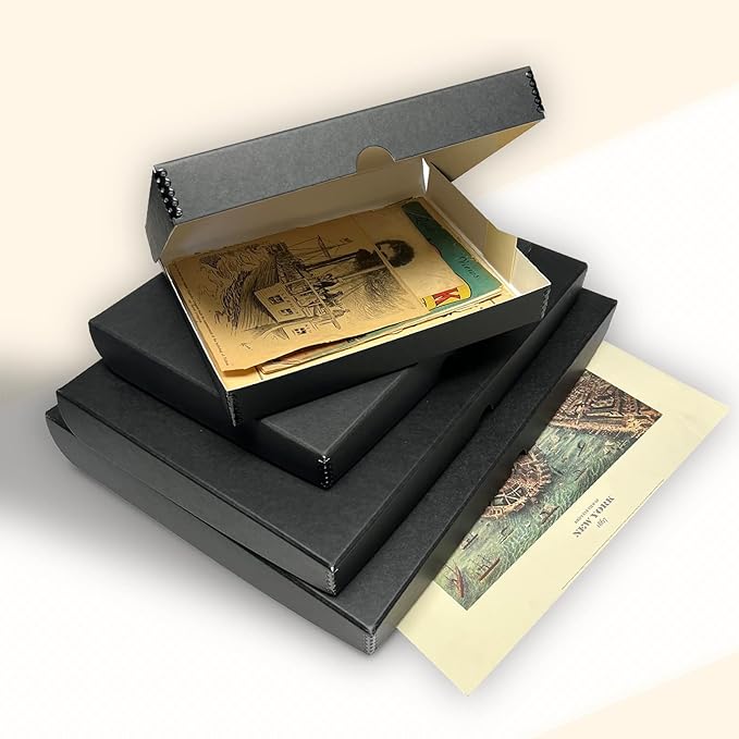 Golden State Art, Archival Folio Storage Box 9x12, Clamshell Design - Image 6