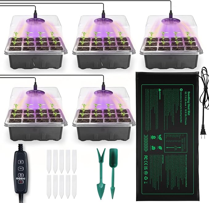 NAMOTEK 5 Pack Seed Starter Tray by NAMOTEK