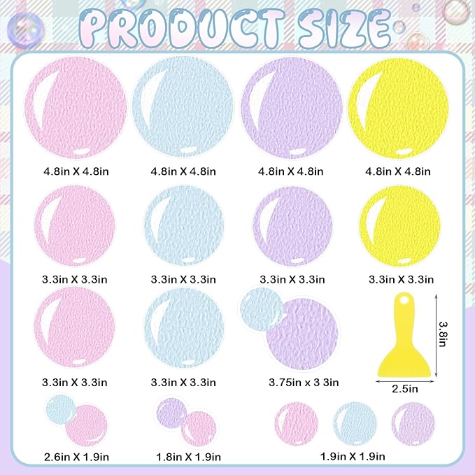 32 Pcs Cute Non Slip Bathtub Stickers - Image 2