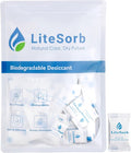 Natural Wood Pulp Moisture Absorbers, Premium Moisture Absorption Desiccants by LiteSorb