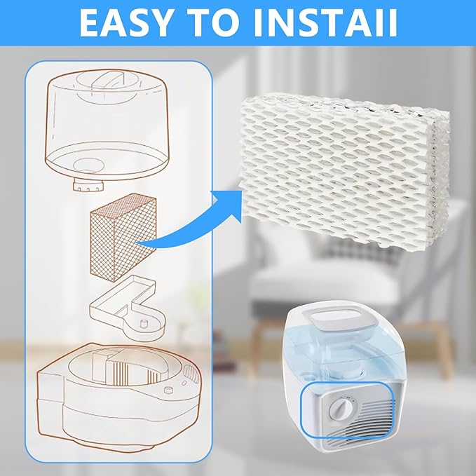 4 Pack Wf813 Eqwf813 Humidifier Filters Compatible - Image 4