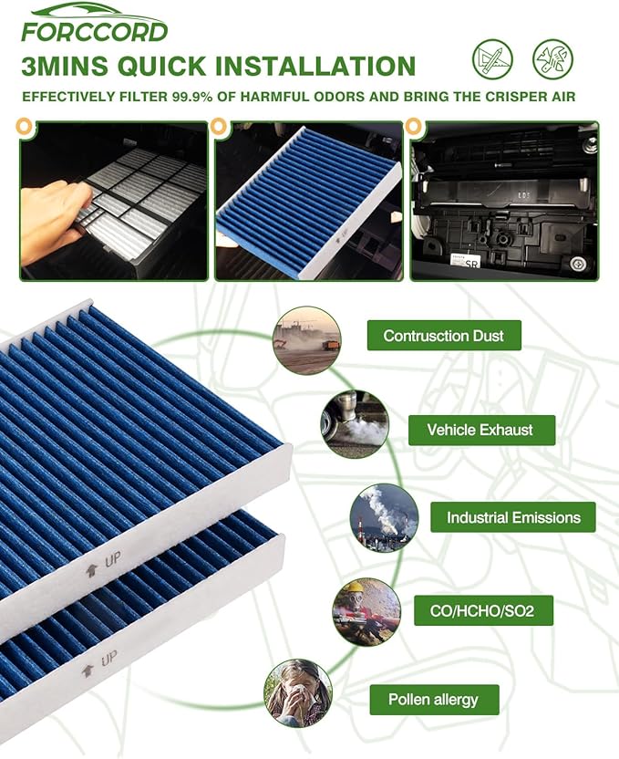 Cabin & Engine Air Filter Fit for RAV4 Hybrid, Camry Hybrid, Highlander Hybrid - Image 6