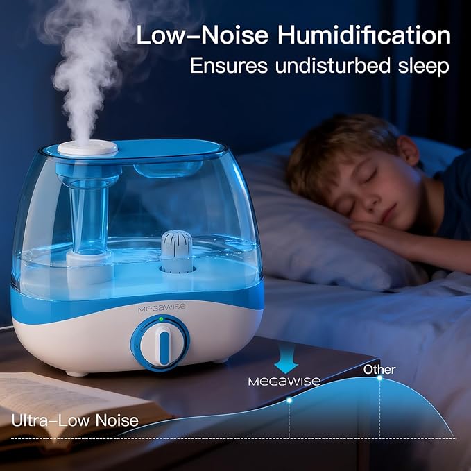 MegaWise Humidifiers for Bedroom Home, 5.0L Cool Mist Humidifier for Home Plant - Image 6