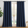 NICETOWN Room Darkening Draperies Curtains Panels, 2 Panels Navy Blue W52 x L102 by NICETOWN