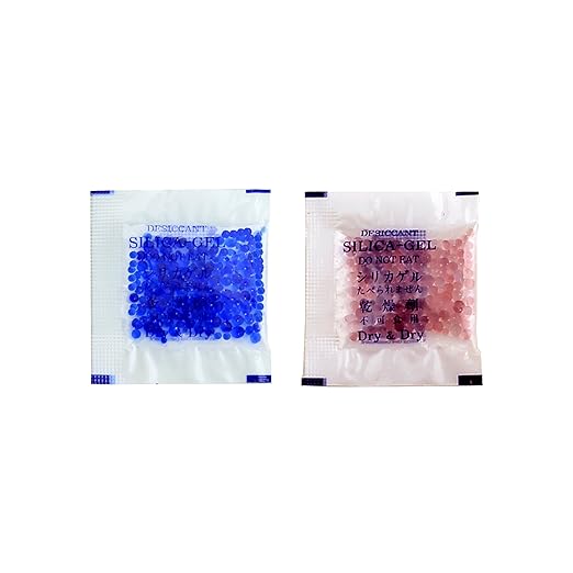 Dry & Dry 1 Gram Blue Indicating Silica Gel Packets Desiccants Silica Gel by DryDry