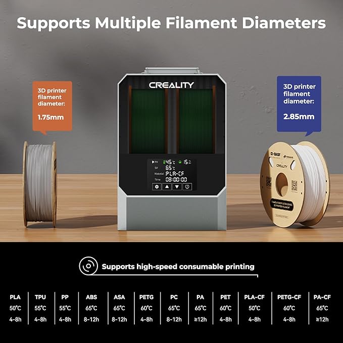 CREALITY Space Pi Filament Dryer Plus – Dual Spool 360° Hot-Air Circulation - Image 8