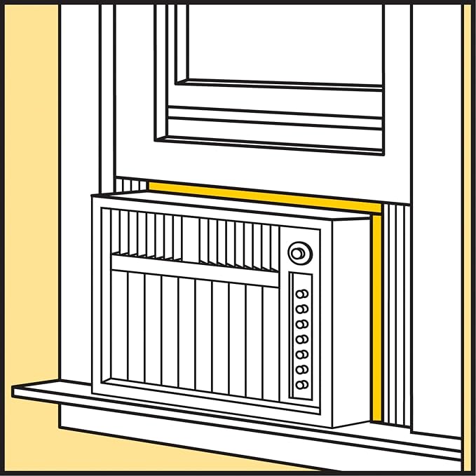 M-D Building Products 02535 2-1/4 in x 42 in Gray Foam Window Seal Strip – Air - Image 9