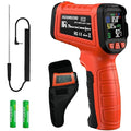 Laser Thermometer -58°F to 1796°F, Dual-Mode Infrared Thermometer Temperature by MOONASCEND