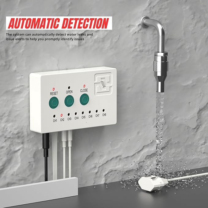 Water Leak Detector, Automatic Water Leak Alarm System, - Image 2