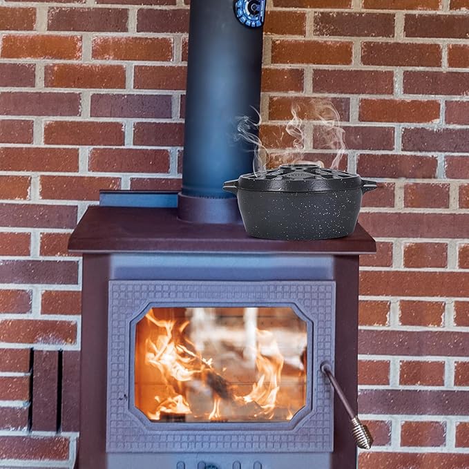 G Good Gain Wood Stove Steamer, Fireplace Humidifier, Cast Iron Humidifier - Image 2