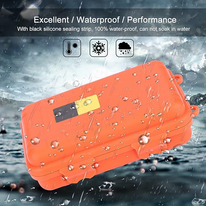 Water - Tight Storage Box | EDC Outdoor Survival Container - Image 2