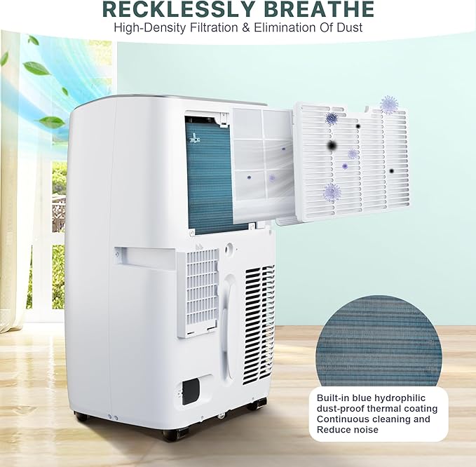 14, 000 BTU Portable AC Unit– 4-in-1 Portable Air Conditioner - Image 8