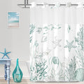 Extra Long No Hook Shower Curtain by TWLSNCD