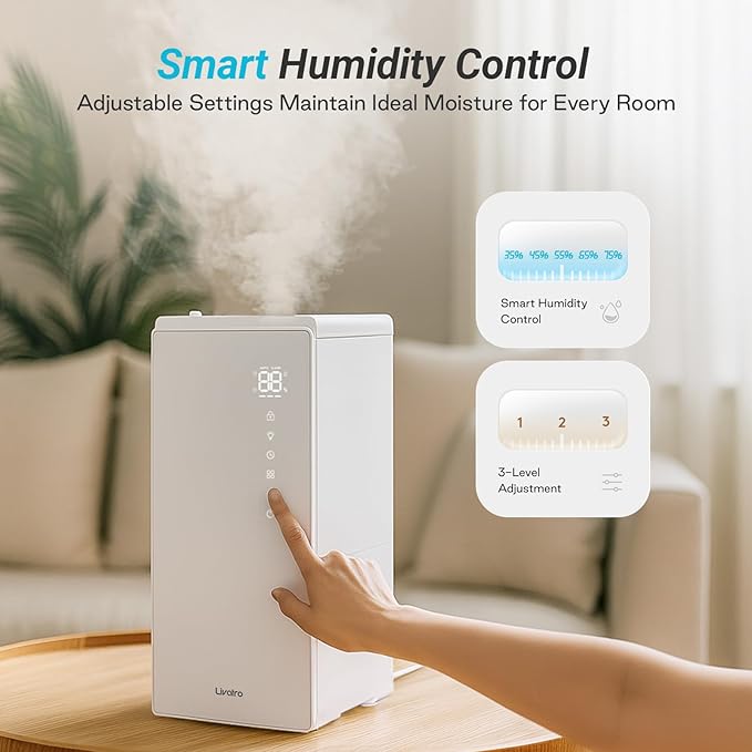 6L Stainless Steel Warm Mist Humidifier - Image 6