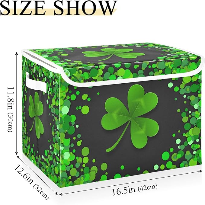 xigua St. Patrick's Day Storage Bins - Image 3